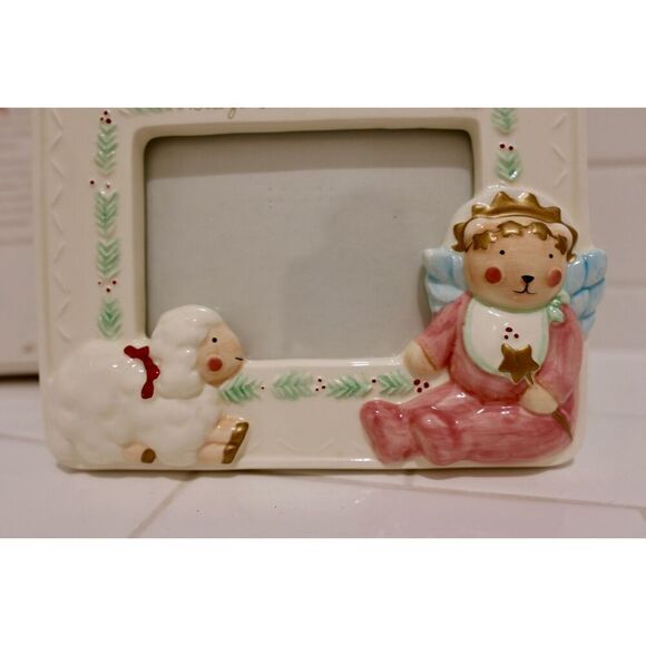 Charpénte Vintage Baby’s First Christmas Frame Pink/Girl - Picture 5 of 5